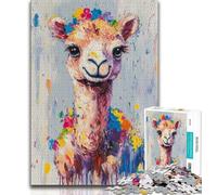 Puzzle 1000 pièces Camel Graffiti pour Adultes et Adolescents, Jouet éducatif et décompressant, Cadeau du Père Noël Secret (75x50cm)