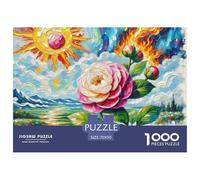 Puzzle 1000 Pieces, CaméliaPuzzle 1000 PièCes Adultes,Puzzle Adulte, Peinture de paysagePuzzles en pour Adultes,Le Cadeau Parfait pour La Famille Et Les Amis (Puzzle) 70x50cm/1000pcs