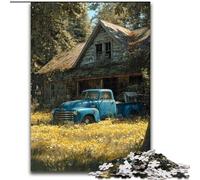 Puzzle 1000 pièces Camion de Ferme pour Adultes et Adolescents, Anti-Stress, idéal pour Les Vacances à la Maison, avec Affiche et fiche de Questions-réponses Assorties 26x38cm