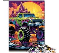 Puzzle 1000 pièces Camion psychédélique Puzzles impossibles pour Adultes pour Anniversaires, Vacances et Occasions spéciales (Taille 26x38cm)