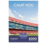 Puzzle 1000 Pièces Camp NOU Barcelona Illustration Puzzle pour Adolescents Améliore La Mémoire Entraîne Ton Cerveau Et Tes Mains Jouet Addictif pour Cultiver La Patience 38x26cm/1000pcs