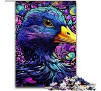 Puzzle 1000 pièces Canard Violet coloré, idéal pour Les Adolescents et Les familles, pour Les fêtes (Taille 50x75cm)