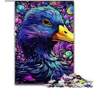 Puzzle 1000 pièces Canard Violet coloré, Jeu interactif Familial pour Adultes, Cadeau Casse-tête, Jouet éducatif (Taille 26x38cm)