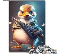 Puzzle 1000 pièces Captain Baby Duck en Carton, Casse-tête Stimulant pour Adolescents, Divertissement en Famille, décoration d'intérieur à Faire soi-même, 1000 pièces(26x38cm)