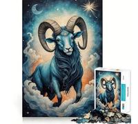 Puzzle 1000 pièces Carte astrale fantaisiste Jeu créatif et Stimulant,Assemblage précis,sans pièces détachées,activité idéale pour Partager Un Moment privilégié en Famille (38x26cm)