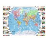 Puzzle Ravensburger - Carte Politique Du Monde, 1000 Pièces