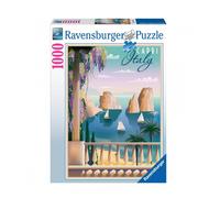 Puzzle 1000 pièces - Carte Postale de Capri pour les Amateurs de Puzzles