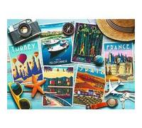 Puzzle 1000 pièces : Cartes postales de vacances Trefl G