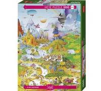 Puzzle 1000 pièces : Cartoon Classics : Idyll By The Lake Heye G