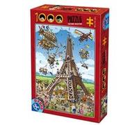 Puzzle 1000 pièces : Cartoon Collection : Tour Eiffel DToys G