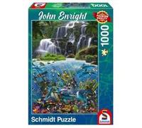 Puzzle 1000 pièces : Cascade, John Enright Schmidt G