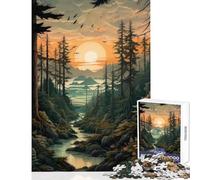Puzzle 1000 pièces Cascadia Nouveau pour Adolescents Jeu éducatif Idée Cadeau Collection Artistes Beaux-Arts Format 38x26cm