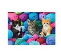Puzzle 1000 pièces Castorland - Chatons dans un magasin de laine multicolore G