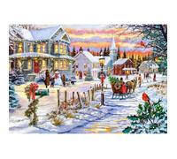 Puzzle 1000 pièces - CASTORLAND - Le sapin de Noël arrive - 68 x 47 cm - 1000 pièces - Dès 12 ans