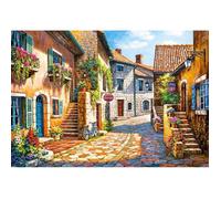 Puzzle 1000 pièces - CASTORLAND - Rue de Village - Paysage et nature - Adulte - Intérieur