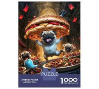 Puzzle 1000 Pièces Cat Retro Wearing Glasses pour Adolescents - Jeu De Réflexion - Cadeaux pour Femmes - Idées Cadeaux Uniques pour Un Anniversaire Ou Noël 52x38cm/1000pcs