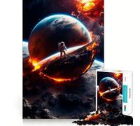 Puzzle 1000 pièces Catastrophe Spatiale pour Adultes, Jeu de réflexion, Divertissement paisible, pièce de Collection aux découpes soignées (50x75cm)