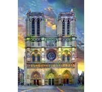 Bluebird Puzzle - Cathédrale Notre-Dame de Paris - Puzzle 1000 Pièces - Le Joyau de la France - Puzzle Adulte - Fabriqué en France