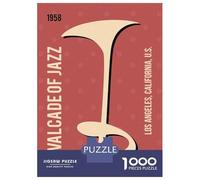 Puzzle 1000 Pièces Cavalcade of Jazz Festival Puzzles pour Adultes Améliore La Mémoire Interaction Parent-Enfant Casse-tête Jeux De Société 52x38cm/1000pcs