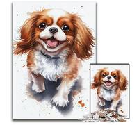 Puzzle 1000 pièces Cavalier King, Puzzles Mignons et impossibles pour Adultes, activité familiale, Casse-tête, décoration intérieure, Cadeau de Vacances 50x75cm
