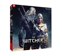 Puzzle 1000 pièces - CDPROJEKT - The Witcher : Geralt & Ciri - Thème Fantastique - Pour Adultes - Intérieur