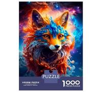 Puzzle 1000 Pièces Celestial Fox pour Adolescents - Jeu De Réflexion - Cadeaux pour Femmes - Idées Cadeaux Uniques pour Un Anniversaire Ou Noël 52x38cm/1000pcs