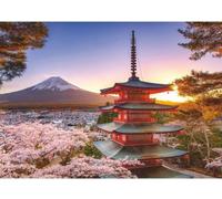 Puzzle 1000 pieces Cerisiers en fleurs du Mont Fuji, Adultes et enfants, Des 14 ans, Puzzle de qualité supérieure, 12000582, Ravensb