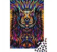 Puzzle 1000 pièces Chaman Néon pour Adultes et Adolescents Puzzle pour Amusement Familial et Soirées de Jeux 1000 Pièces (75x50cm)