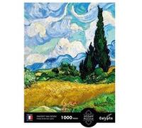 Puzzle 1000 pièces : Champ de blé avec cyprès, Vincent Van Gogh Sentosphère G