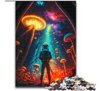 Puzzle 1000 pièces Champignons Magiques en Bois, Jeu Familial interactif, adapté aux 14 Ans et Plus, 50x75cm, Jeu de réflexion pour Adolescents, pour Les fêtes