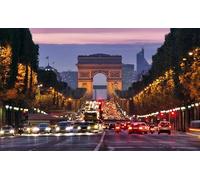 Puzzle 1000 pièces Champs Elysées et Arc de Triomphe à Paris 70x50CM