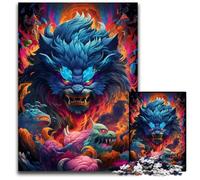 Puzzle 1000 pièces, Chaos Vibrant, décoration à Faire soi-même, défi cérébral, pour Adultes, Famille, Cadeau de Vacances 50x75cm/19,68x29,52 Pouces