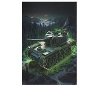 Puzzle 1000 Pièces Char d'assaut - Puzzles en Bois pour Adultes Et EnfFourmis - Décoration D'Intérieur 78×53cm