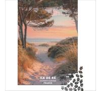 Puzzle 1000 pièces Charente Maritime | Course de vitesse manuelle à domicile Détendezvous avec l’affiche et le questionnaire assortis 38x52cm