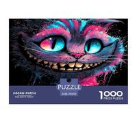 Puzzle 1000 pièces Chat - Artistique Mignon Animal de Compagnie Chat Un Puzzle Amusant et Artistique Impossible Difficile 70 x 50 cm/1000 pièces