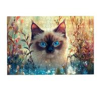 Puzzle 1000 Pieces Chat, Puzzle 1000 Pièces Adultes Usine, Puzzles Classiques Jeux Educatifs pour Activité Familiale, Qualité Supérieure Puzzles en Bois avec Boite pour Cadeau Femme, Decor -1920