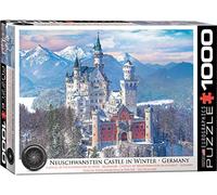 Puzzle 1000 pièces Château de Neuschwanstein en Hiver