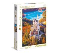 Puzzle 1000 pièces - Château de Neuschwastein - CLEMENTONI - Pour Adulte - Architecture et monument