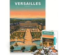 Puzzle 1000 pièces Château de Versailles, Jeu de réflexion Stimulant, défi Difficile, idéal en Cadeau pour Toute la Famille 50x75cm
