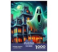 Puzzle 1000 PièCes Château EspritPuzzles Adulte Jeu Éducatif Défi Jouet Halloween Le Cadeau Parfait pour La Famille Et Les Amis Adultes Et Enfants À Partir De 12 Ans 38x26cm/1000pcs