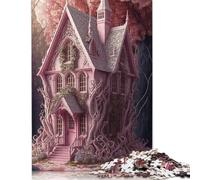 Puzzle 1000 pièces Châteaux enchantés, Puzzle rectangulaire en Bois, Difficile et Stimulant, 1000 pièces (75 x 50 cm)