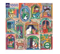 Puzzle 1000 pieces chats à la fenetre