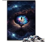Puzzle 1000 pièces Chats de la Galaxie, pour Les Adolescents, Les Couples et Les Amis pour Les Anniversaires et Noël (Taille : 50x75cm)