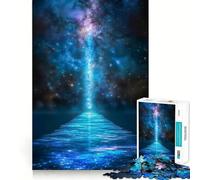 Puzzle 1000 pièces Chemin céleste vers Une Autre Dimension Jeu de Construction aux Bords Fins Activité intellectuelle stimulante et relaxante Cadeau de Noël Amusant (38x26cm)