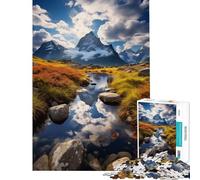 Puzzle 1000 pièces Chemin du Sommet Jeu éducatif et Stimulant à compléter pour Les 14 Ans et Plus (38x26cm)