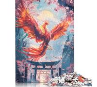 Puzzle 1000 pièces Chemin du Torii du Phénix pour Adultes, Jeu Familial, Puzzle 1000 pièces pour Adolescents (75 x 50 cm)