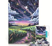 Puzzle 1000 pièces Chemin Magique Jeu Pratique Difficile Cadeau Unique pour Un Anniversaire ou Noël 38x26cm