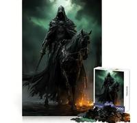 Puzzle 1000 pièces Cheval Noir des Morts pour Adolescents Un Puzzle Amusant et Relaxant, idéal pour Noël (38x52cm)
