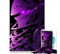 Puzzle 1000 pièces Cheval Violet pour Adolescents, Illustration du Chevalier Violet, pour renforcer Les Souvenirs, favoriser des Moments de Paix, qualité supérieure, Cadeau Classique (50x75cm)