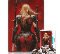 Puzzle 1000 pièces Chevalier Guerrier pour Adolescents, Jeux Éducatifs, Décoration d'Intérieur, Collection Artistes, Beaux-Arts (38x26cm)